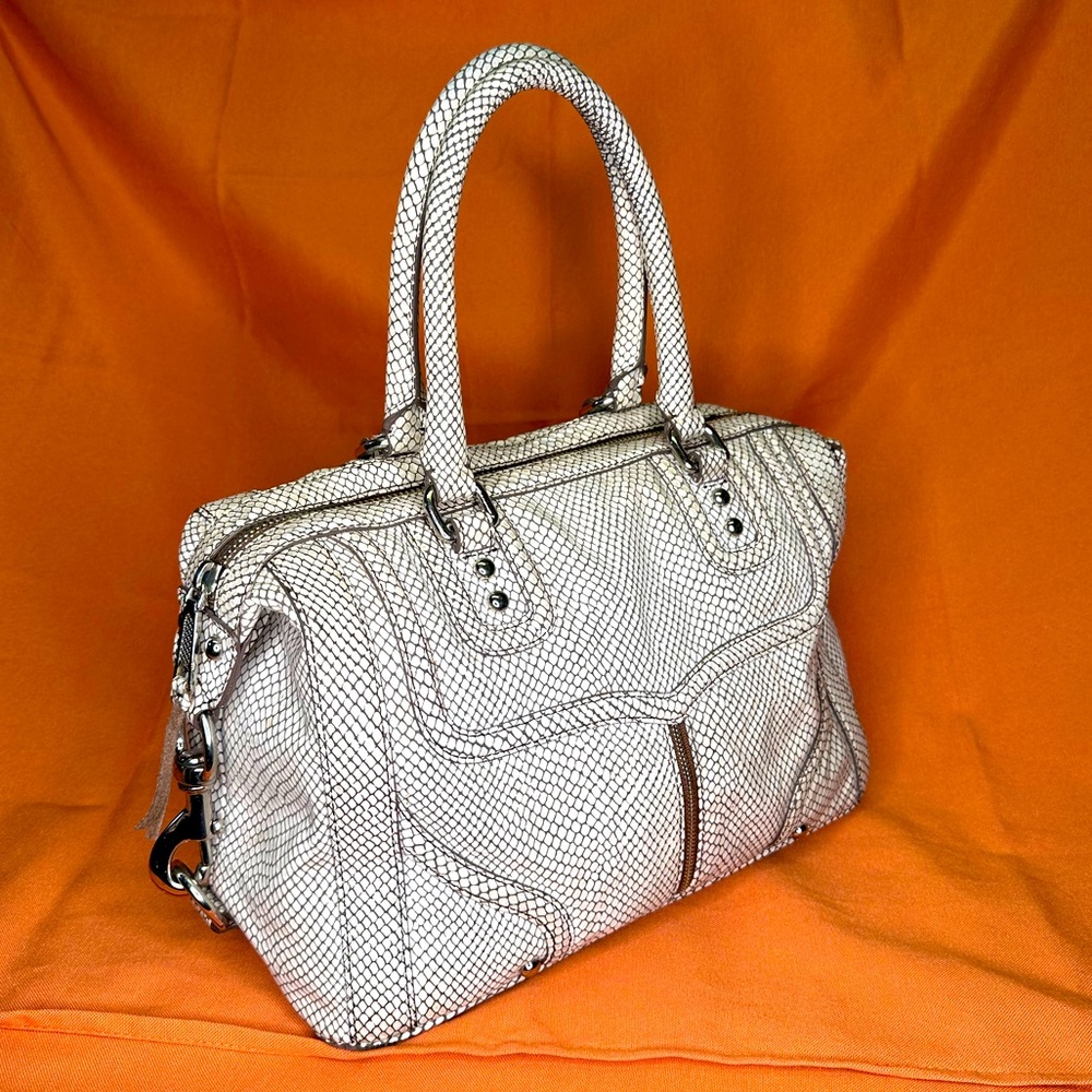 Rebecca Minkoff Genuine Leather MAB Bombe Satchel Handbag